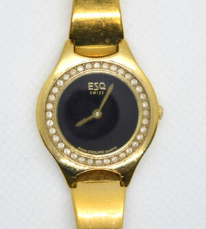 Vintage Ladies ESQ Esquire Quartz 100564 Swiss Made Watch